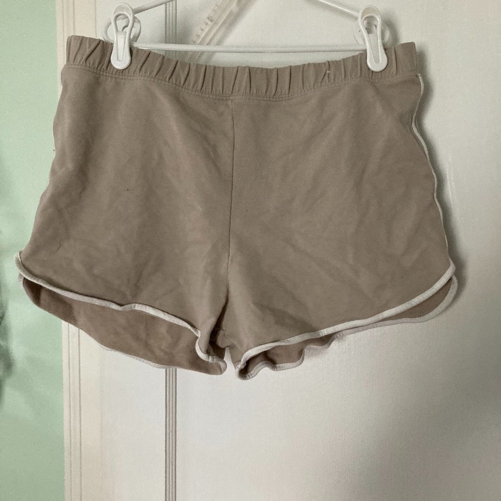 Women's Beige Lounge Shorts